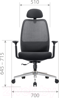 Кресло офисное Chairman CH581 (черный)