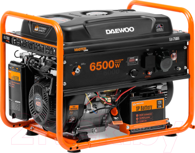 Бензиновый генератор Daewoo Power GDA 7500E - фото