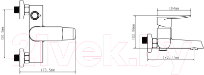 Смеситель Ekko E32101