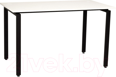 Письменный стол Millwood Лофт Сиэтл ДТ-5 130x70x75 (белый/черный)