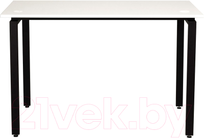 Письменный стол Millwood Лофт Сиэтл ДТ-5 130x70x75 (белый/черный)