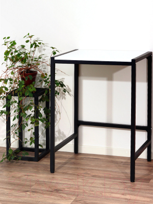 Стеллаж Millwood Венеция 3 70x60x96 (белый/металл черный)