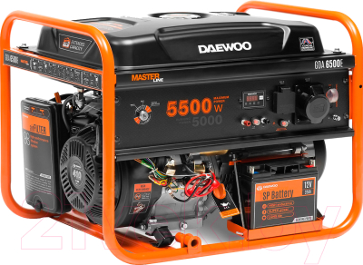 Бензиновый генератор Daewoo Power GDA 6500E - фото