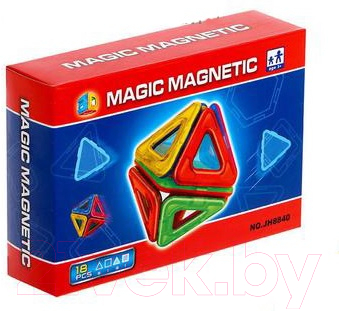 Конструктор магнитный Sima-Land Геометрические фигуры / 2846064 - фото