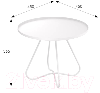 Журнальный столик Мебелик SHT-CT3-2