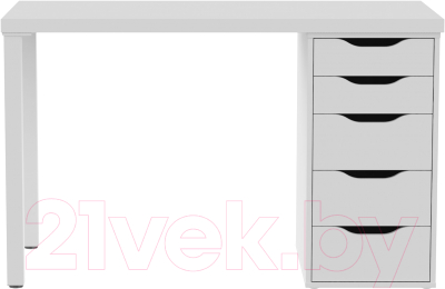 Письменный стол Mebelain Ingar 1/5T (белый)