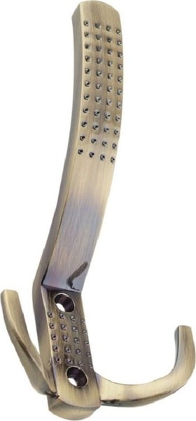 Крючок для одежды Trodos ZY-212А 3-рожковый сплав ЦАМ - фото