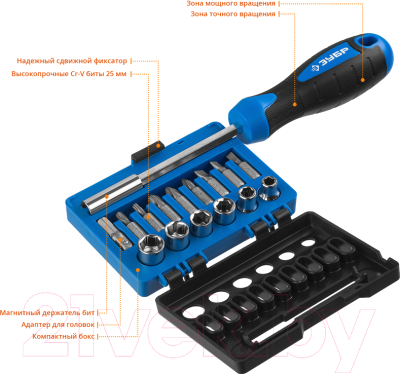 Отвертка Зубр Профессионал / 25216