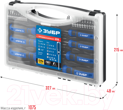 Набор отверток Зубр Профессионал-11 / 25241