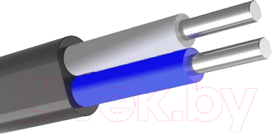 Кабель силовой БелРоскабель АВВГ-П 2x2.5 - 0.66 /200 - фото