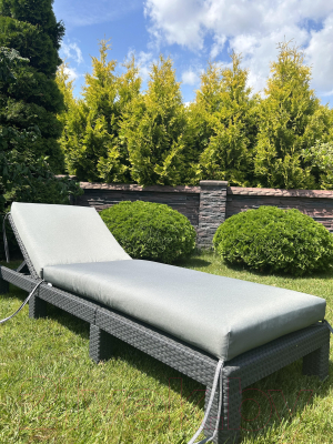 Матрас для садовой мебели Loon Гарди 190x60 / PS.G.190x60-2 (серый)