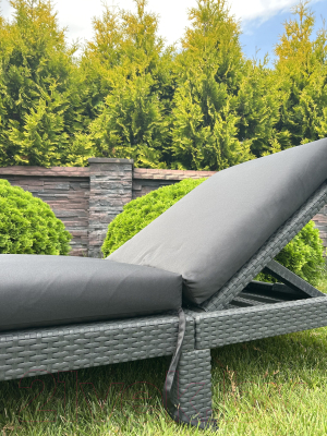 Матрас для садовой мебели Loon Гарди 190x60 / PS.G.190x60-5 (черный)