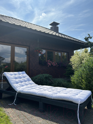 Подушка для садовой мебели Loon Чериот 190x60 / PS.CH.190x60-7 (белый)