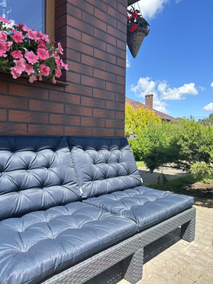 Подушка для садовой мебели Loon Чериот 60x60 / PS.CH.60x60-4 (темно-синий)