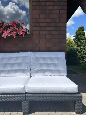 Подушка для садовой мебели Loon Гарди 60x60 / PS.G.60x60-7 (белый)