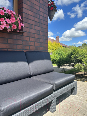 Подушка для садовой мебели Loon Гарди 60x60 / PS.G.60x60-5 (черный)