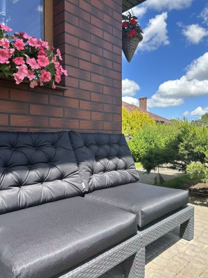 Подушка для садовой мебели Loon Гарди 60x60 / PS.G.60x60-5 (черный)