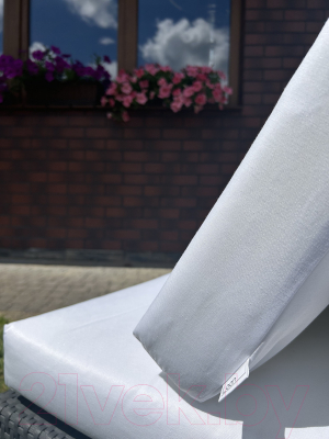 Подушка для садовой мебели Loon Гарди 40x60 / PS.G.40x60-7 (белый)