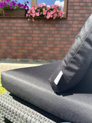 Подушка для садовой мебели Loon Чериот 40x60 / PS.CH.40x60-5 (черный)