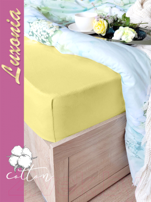 Простыня для малышей Luxsonia Трикотаж на резинке 60x120 / Мр0010-3 - фото