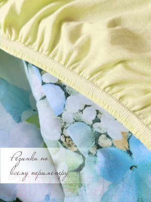 Простыня для малышей Luxsonia Трикотаж на резинке 60x120 / Мр0010-3