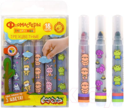 Фломастеры Каляка-Маляка ФТГРКМ06