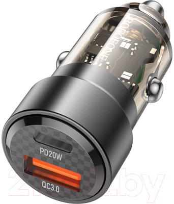 Адаптер питания автомобильный Borofone BZ20 - фото