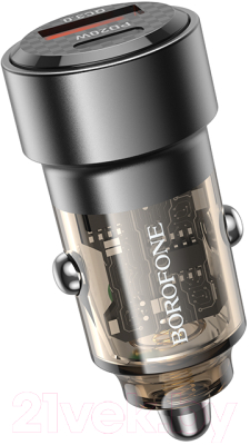 Адаптер питания автомобильный Borofone BZ20