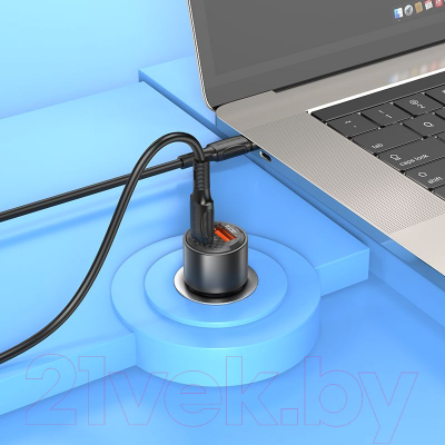 Адаптер питания автомобильный Borofone BZ20A