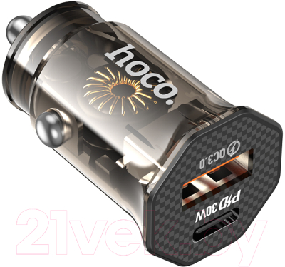 Адаптер питания автомобильный Hoco DZ16 - фото