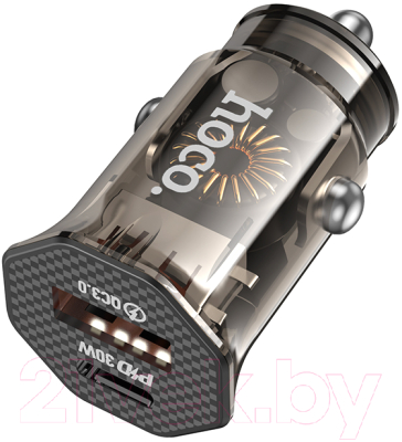Адаптер питания автомобильный Hoco DZ16