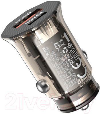 Адаптер питания автомобильный Hoco DZ16