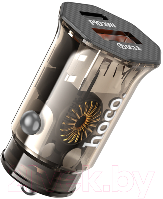 Адаптер питания автомобильный Hoco DZ16