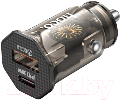 Адаптер питания автомобильный Hoco DZ16