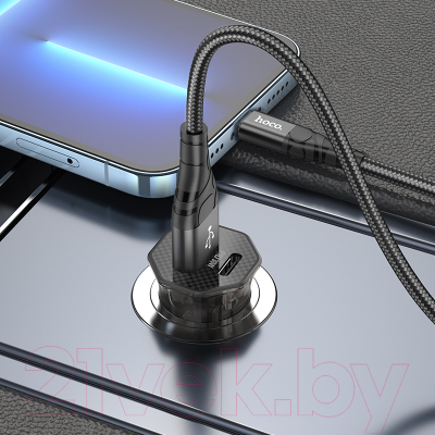 Адаптер питания автомобильный Hoco DZ16