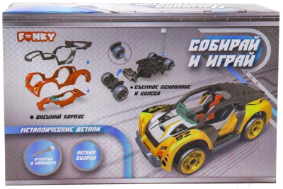 Конструктор инерционный Funky Toys Машинка / YS0281465