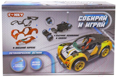 Конструктор инерционный Funky Toys Машинка / YS0281459