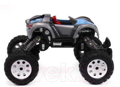 Конструктор инерционный Funky Toys Машинка Багги / YS0281523 (серый)