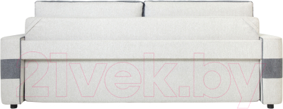 Диван KRONES Цезарь 1 (шенил, светло-серый/графит)