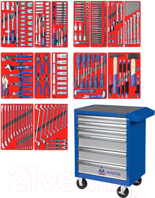 Универсальный набор инструментов Мастак 52-06270B - фото