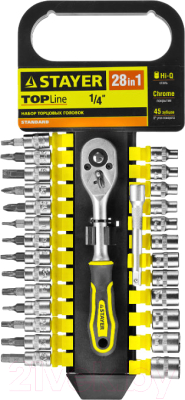 Набор головок слесарных Stayer 27754-H28 - фото