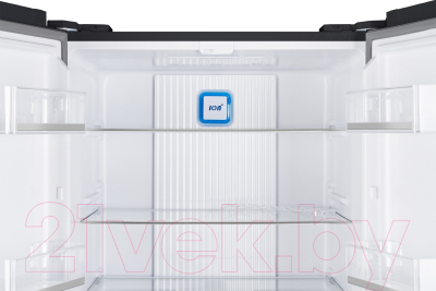 Холодильник с морозильником Weissgauff WCD 470 BG NoFrost Inverter