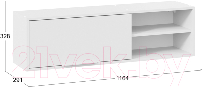 Полка ТриЯ Марли (белый)