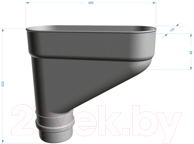 Коллектор водостока Docke Lux PVLL-1050