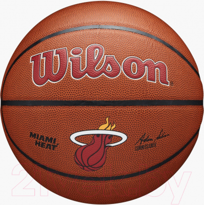 Баскетбольный мяч Wilson NBA Mia Heat / WTB3100XBMIA - фото