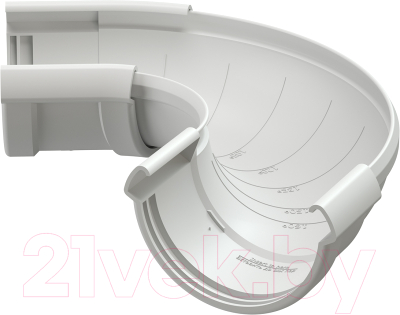 Угол желоба Docke Lux 60-160 Градусов PVLR-1044 - фото