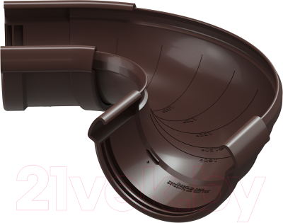 Угол желоба Docke Lux 60-160 Градусов PVLR-1050 - фото