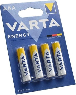 Комплект батареек Varta Energy LR03 AAA 4103229414/4103213414 - фото