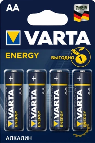 Комплект батареек Varta Energy LR6 AA 4106229414/4106213414 - фото