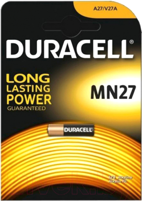 Батарейка Duracell A27/MN27 HSDC - фото